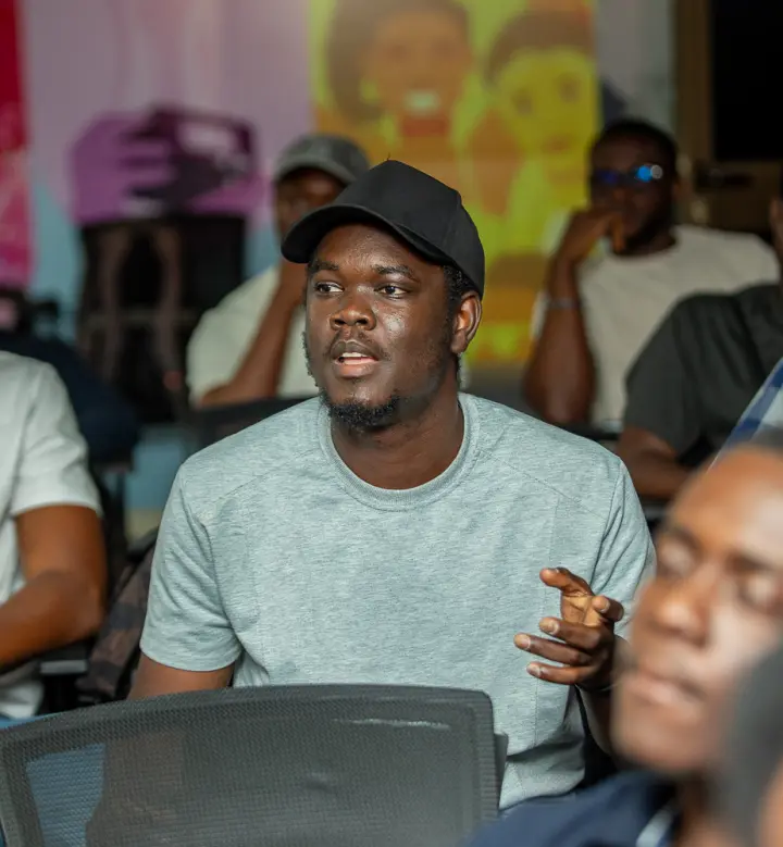 A community member contributing to the April meetup discussion